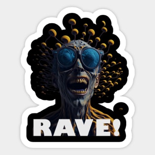 Techno T-Shirt - Rave Organism - Catsondrugs.com - Techno, rave, edm, festival, techno, trippy, music, 90s rave, psychedelic, party, trance, rave music, rave krispies, rave flyer T-Shirt T-Shirt T-Shirt Sticker